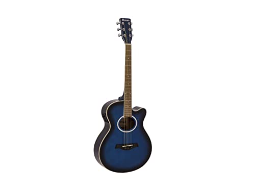 Dimavery 26235087 Western Blueburst Gitarre
