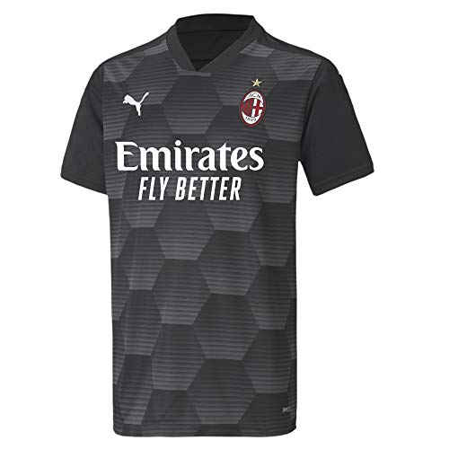 PUMA AC Milan GK Shirt Replica Jr Torwarttrikot, Black, 140