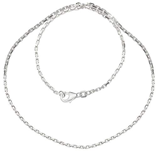 Schmuck-Pur Massive echt 925/- Silber Ankerkette 45cm Halskette