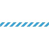 Tarifold Fr 197501 Haftband, Bodenmarkierung: blau/weiß – 1000 x 90 mm"Halten Sie Ihre Abstände/Sichtschutzline", Beutel 1 Stück