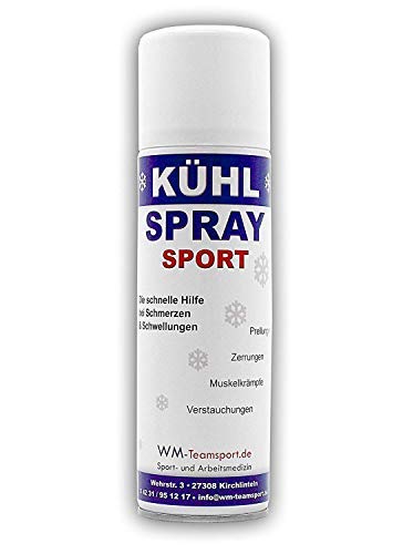 12 Dosen WM-Teamsport Original Sport- Kühlspray, Eisspray, Eis Spray, Kühl Spray, Kältespray (12 x 300 ml)