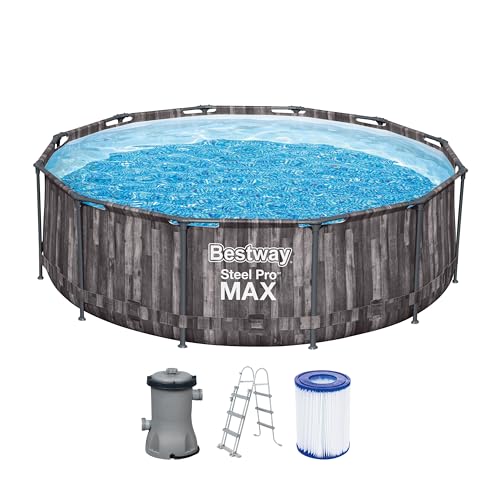 Bestway Steel Pro Max Pool Set 3,66 m x 1,00 m, Holzoptik