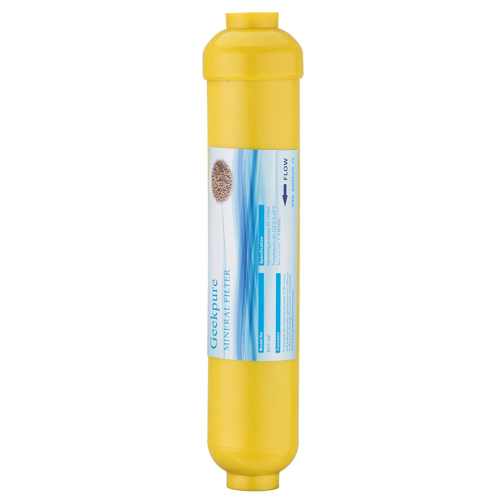 Geekpure Mineralfilter für Umkehrosmose Trinkwasser Filter System (MF)