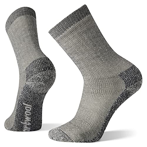 Smartwool Men's Hike Classic Edition Extra Cushion Crew Hiking Socks, medium Gray, L