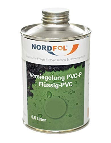 44,95€/L Versiegelung PVC flüssig 1 Liter (oliv-grün) für Folie Teichfolie