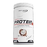 Best Body Nutrition Gourmet Premium Pro Protein, Coconut, 4 Komponenten Protein Shake: Caseinat, Whey Konzentrat, Whey Isolat, Eiprotein, 500 g Dose