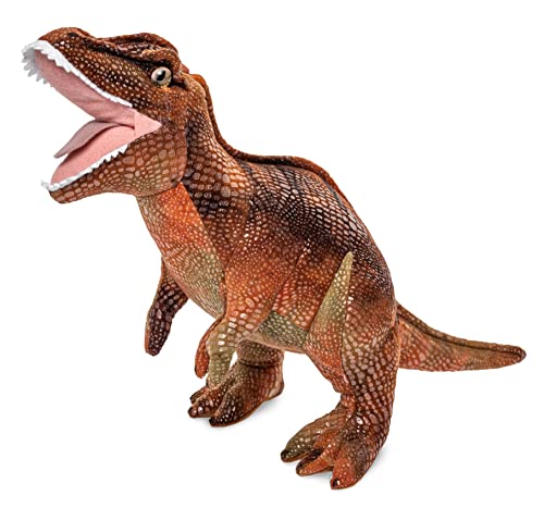Uni-Toys - T-Rex braun, stehend - 30 cm (Höhe) - Plüsch-Dinosaurier, Dino, Tyrannosaurus Rex - Plüschtier, Kuscheltier