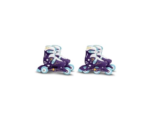 STAMP WI467301 Wish Adjustable Two in one 3 Wheels Skate Size 27-30, Violet
