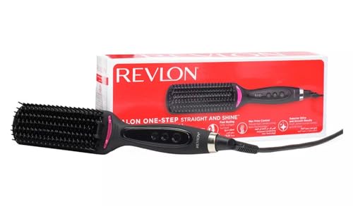 Revlon Pro Collection Salon One Step Straight and Shine Haarglättbürste, Größe XL