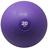 POWRX Slamball I Medizinball 3-20 kg I Slam Ball versch. Farben (20 kg/Lila)