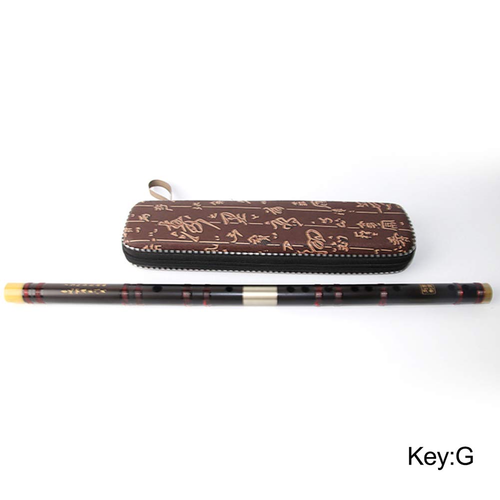 Yiwa Professionelle handgemachte Holz Flöte Chinese Traditionelle Ebenholzflöte für Anfänger G Tone