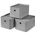 CURVER Beton Aufbewahrungsbox S mit Deckel (4 L), 3er Set, Kunststoff, Hellgrau, Small