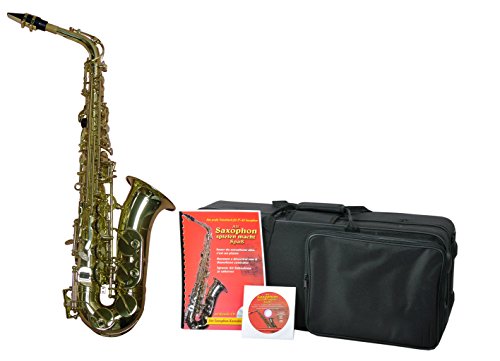 Clifton Saxophon »Eb-Alt«, Messing, (Set, 4-tlg), mit Koffer