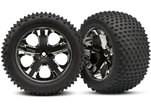 Traxxas 3770 eine"montiert geklebt Reifen und Rad Modell Kfz-Teile, schwarz, 7,1
