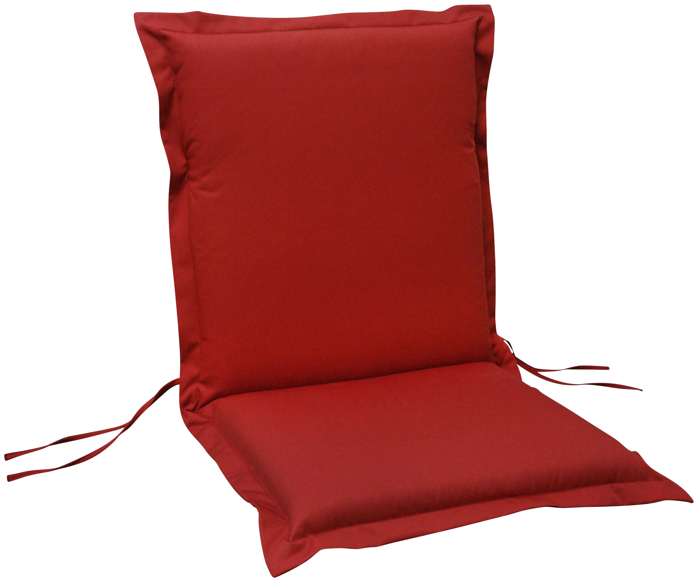 indoba® 4 x Sitzauflage Niederlehner Premium 95°C vollwaschbar Rot 100x50 cm