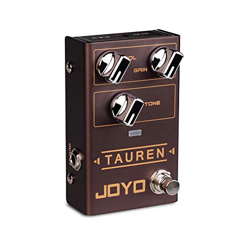 Joyo R-01 Tauren Overdrive, klassische Emulation eines begehrten Overdrive-Gitarrenpedals mit niedrigem bis mittlerem Gain zu einem günstigen Preis