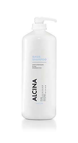 ALCINA Basis-Shampoo - Mild-cremiges Shampoo für gepflegtes, glänzendes Haar - 1 x 1250 ml