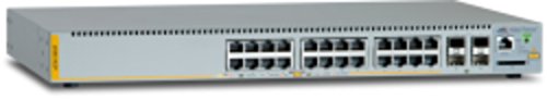 Allied TelesynL2+ Managed Switch 24 x 10/100/1000Mbps POE+ Ports 4 x SFP uplink Slots, AT-X230-28GP-50, Grau
