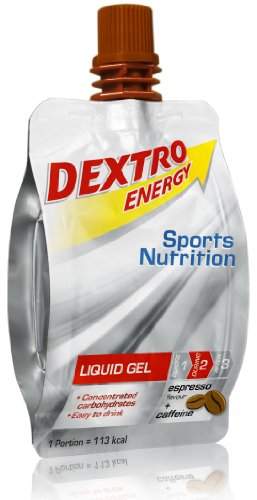 Dextro Energy Gel Sport / 18x60ml Liquid Gel Cola / Mit Vitamin B1, Guarana Extrakt & Dextrose / Koffein Pulver Alternative / 100% Laktosefrei