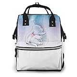 GXGZ Wickeltasche Rucksack - Dumbo The Elephant Multifunktions wasserdichter Reiserucksack Mutterschaft Baby Windel Wickeltaschen