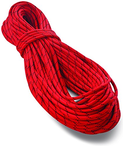 Tendon 9,0mm Static Rope Pro Work Statik Kletterseil, Farbe:Rot, Länge:30 m