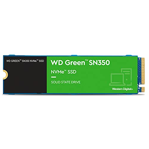 WD Green SN350 WDS240G2G0C Solid State Drive (240 GB, M.2 2280 intern, PCI Express NVMe (PCI Express NVMe 3.0 x4), Desktop-PC-Gerät unterstützt, 40 TB TBW, 2400 MB/s maximale Lesegeschwindigkeit,