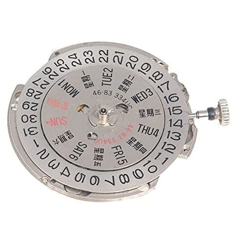 wiianoxd 1 Stück 46941 Uhrwerk Uhr 46941 Herrenuhr Uhrwerk Mechanisches Maschinenwerk Metall Zubehör, silber