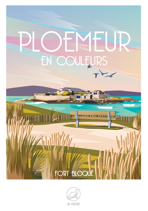 La Loutre PLOEMEUR en Couleurs - Fort Bloqu� 1000 Teile Puzzle Puzzle-La-Loutre-7737
