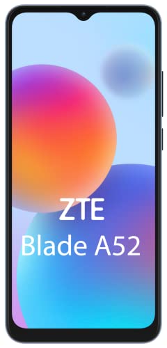 ZTE Smartphone Blade A52 (15.51 cm (6,52 Zoll) HD+ Display, 4G LTE, 2GB RAM und 64GB interner Speicher, 13MP Hauptkamera und 5MP Frontkamera, Dual-SIM, Android R GO) blau 123401101026