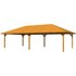 SKANHOLZ Pavillon »Orleans 4«, Zeltdach, viereckig, BxHxT: 569 x 360 x 1046 cm - beige