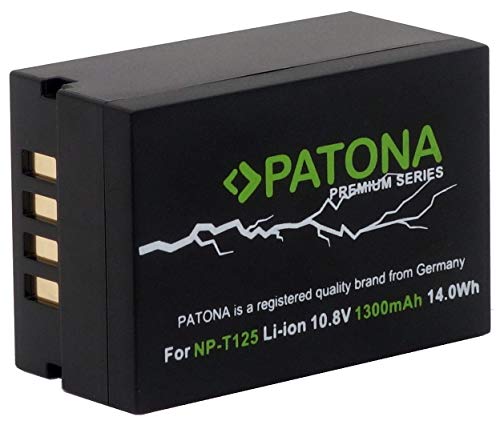PATONA Premium Ersatz für Fujifilm NP-T125 Hochleistungsakku 14.0Wh - GFX 50S GFX 50R GFX 100