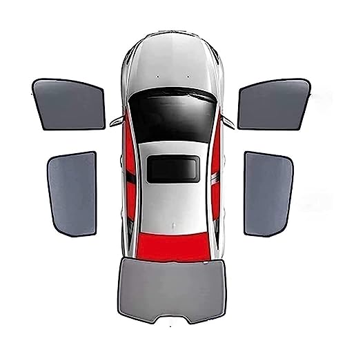 für Mercedes Benz S -Class W140 Auto Seitenfenster Sonnenschutz Magnetischer Seitenscheibe Sonnenblenden UV Schutz.,D-5pcs