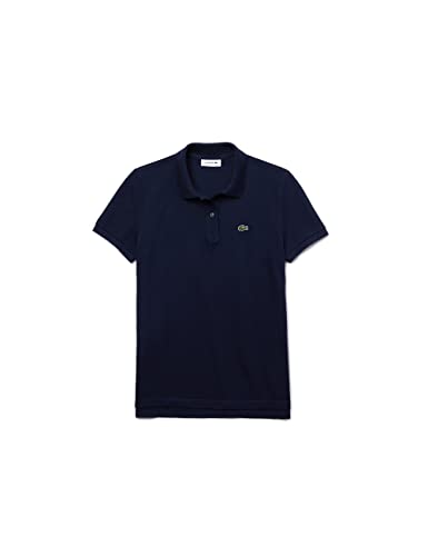Lacoste Damen Poloshirt Pf7839,Blau (Marine),36 (Herstellergröße: 36)