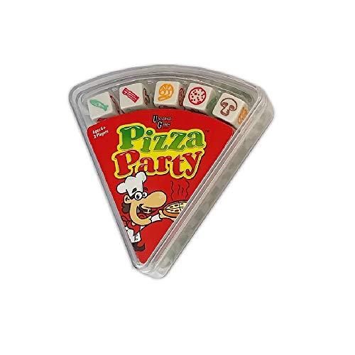 MELARQT University Games DICEcapades Pizza Party Fast & Frantic Würfelspiel für Kinder