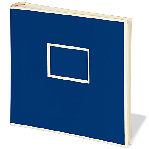 Semikolon Jumbo Album mit 50 Blättern cremeweißem Fotokarton Format: 30 x 30 cm, blau (marine)
