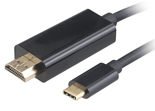 AKasa ak-cbca12–18BK 4 K 60 Hz unterstützt 1,8 m USB 3.1 der U89/usb-c zu HDMI Adapter-Kabel