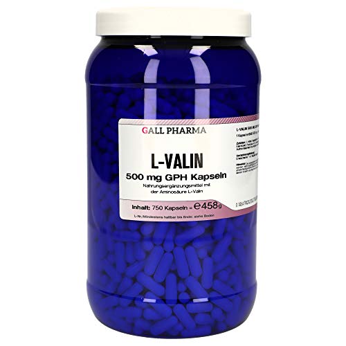 Gall Pharma L-Valin 500 mg GPH Kapseln 750 Stück