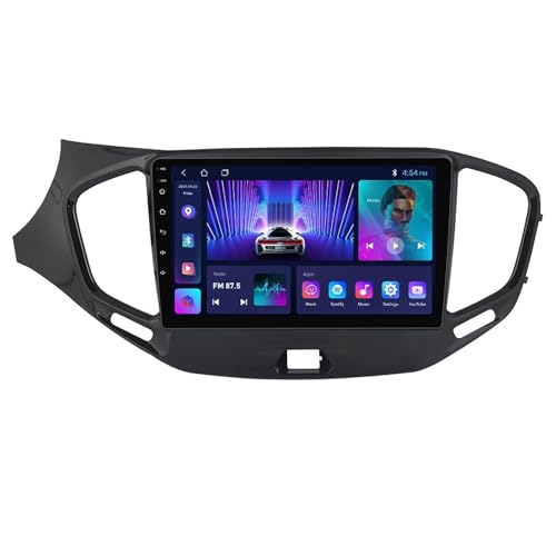 Android 12 Autoradio Für Lada Vesta 2015-2020 9 Zoll Touchscreen Autoradio Mit GPS Navigation Unterstützt Wireless CarPlay Android Auto/HiFi/WiFi/Lenkradsteuerung + Rückfahrkamera (Size : M150S - 4 C