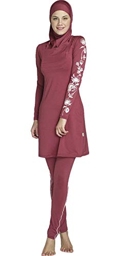 TianMai Neue Muslimische Bademode Muslim Islamischen Bescheidene Full Cover Badebekleidung Modest Swimwear Beachwear Burkini für Frauen (10-2, Int'l M (EU-Größe 36-38))