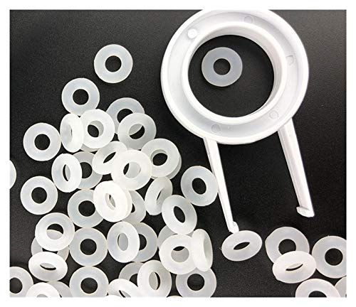 lxxiulirzeu 120 stücke Keycaps O Ring Seal Sound-Dämpfer für merchanische Tastatur MX Opener Damper Ersatzgeräusche Tastatur O-Ring reduzieren