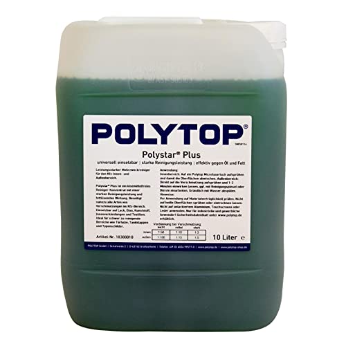 Polytop Polystar Plus Reinigungskonzentrat für Innen und Außen PKW LKW Bus Mehrzweckreiniger 10 L