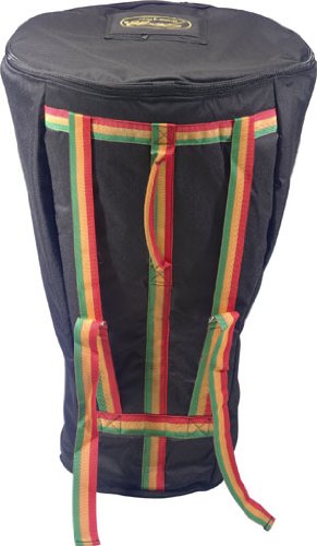 Djembe Tasche 12 Zoll (30.48cm) schwarz mit Rucksackriemen