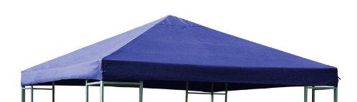 DEGAMO Ersatzdach Dachplane für Pavillon 3x3 Meter blau, wasserdicht beschichtet, Outdoor