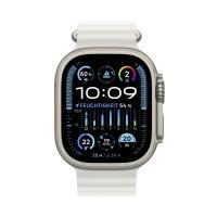 Apple Watch Ultra 2 (GPS + Cellular) 49mm Titaniumgehäuse, Ocean Armband weiß