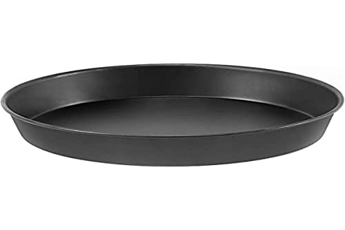 Pentole Agnelli Kuchenform zylindrisch für Pizza, Hohe, aus Blech Blau, Schwarz 40 cm schwarz