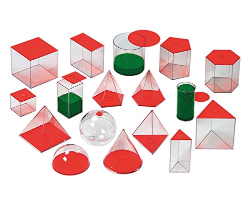 Betzold Geometrie-Körper 17 Füllkörper Plexiglas - Mathematik Kinder Lehrmittel