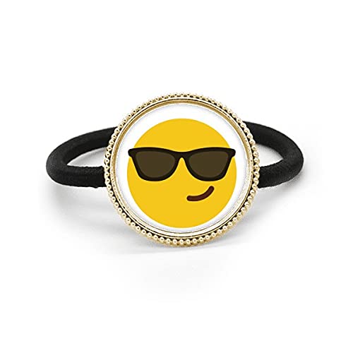 Sonnenbrille, cooles gelbes süßes Online-Chat, Metallhaarband und Gummiband, Kopfschmuck