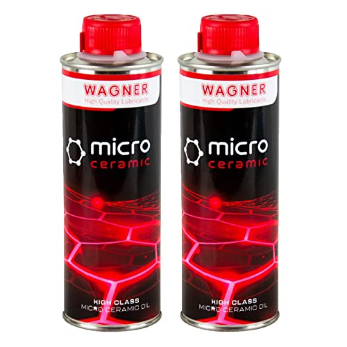 WAGNER Spezialschmierstoffe GmbH & Co. KG 2x Universal-Micro-Ceramic-Oil Öl-Zusatz 500 ml