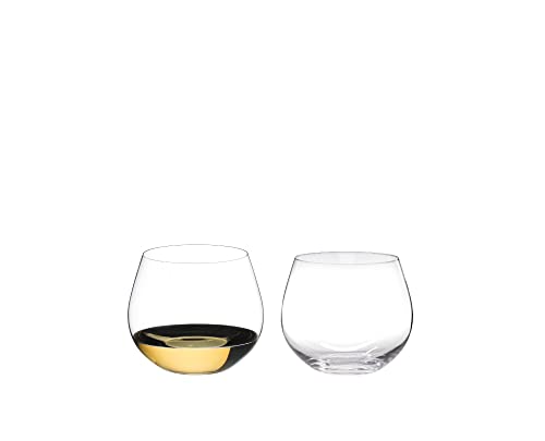 RIEDEL 0414/97 O Wine Tumbler Oaked Chardonnay, 2-teiliges Weißweinglas Set, Kristallglas