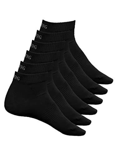 Romberg Unisex Ankle Socks, 6er Pack (schwarz, 39-42)
